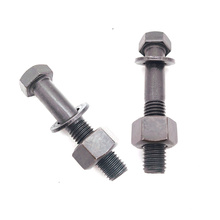 China Manufacturer Wholesale Hardware Fasteners black bolt and nut hex head zinc 8.8